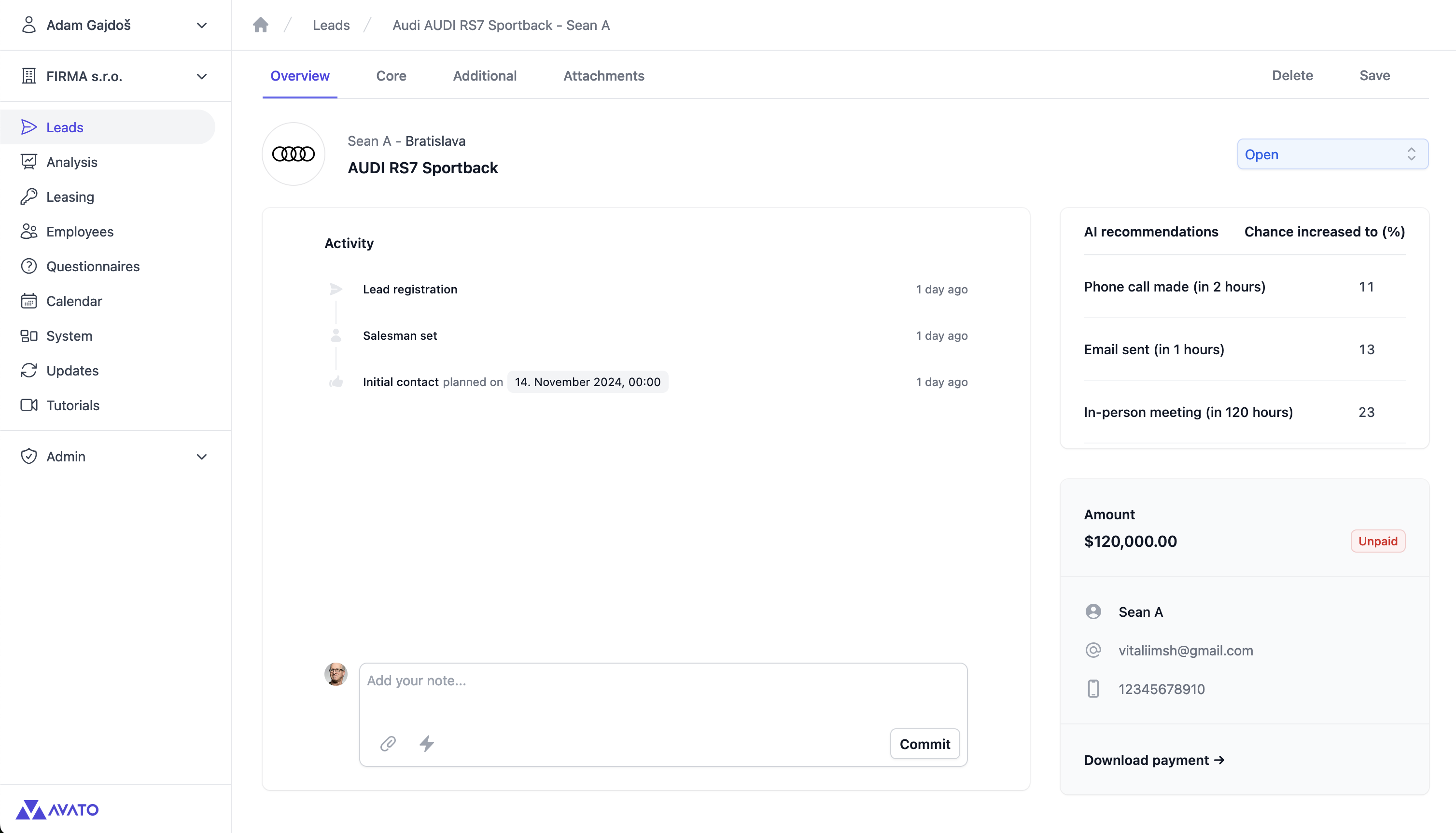 App screenshot
